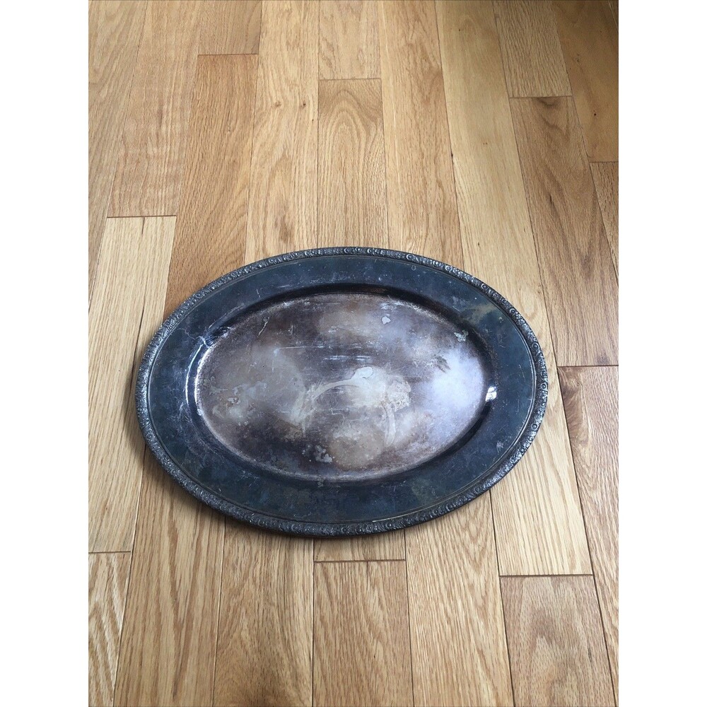 Gorham Vintage EP Plate Tray 16 inch Original Made in USA-Rhode‎ Island